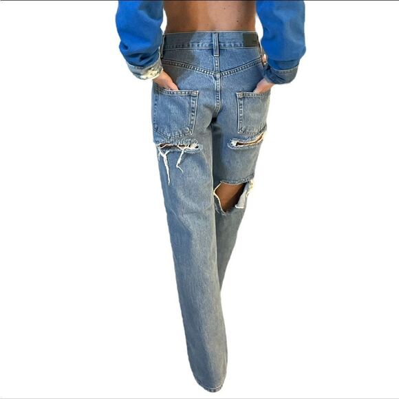 CARMAR ALEXAS APATITE BACK SLASH JEAN |Size:24| - Picture 1 of 10